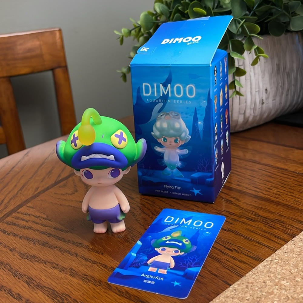 POP MART x DIMOO Aquarium Anglerfish Figurine Mini Figure - Complete
